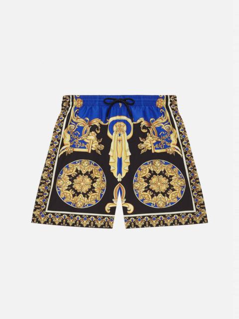 VERSACE Le Pop Classique Print Mid-Length Swim Shorts