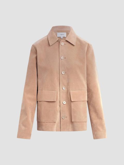 Joe's Jeans Women's Faux-Suede Chore Coat - Camel
