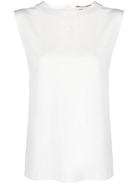 SAINT LAURENT sleeveless satin tank top