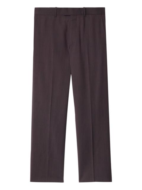 Burberry hook-and-button tailored trousers