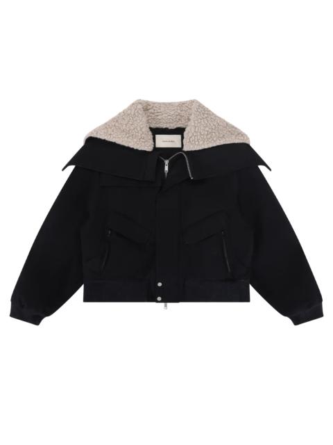 entire studios PORTAL JACKET BLUE BLACK
