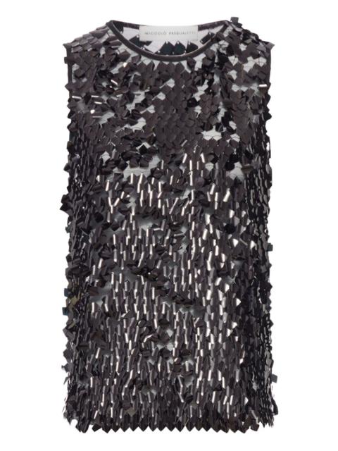 NICCOLÒ PASQUALETTI sequined tank top