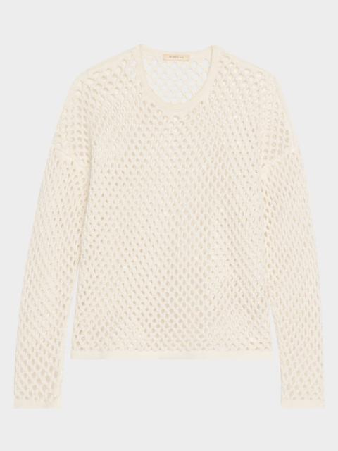 diotima Leeward Crystal Crochet Knit Top