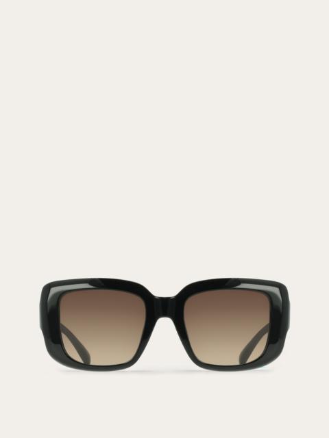 FERRAGAMO Rectangular frame sunglasses