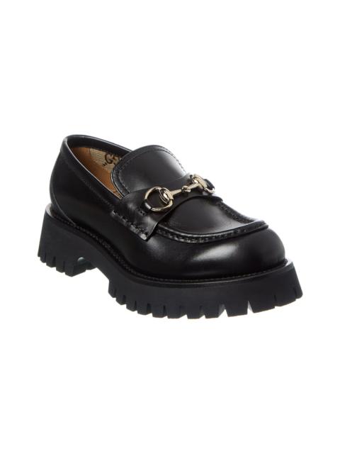 GUCCI Gucci Horsebit Lug Sole Leather Loafer