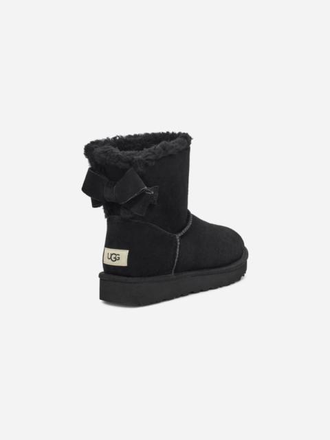 UGG ® Women's Mini Bailey Suede Bow Classic Boots in Black