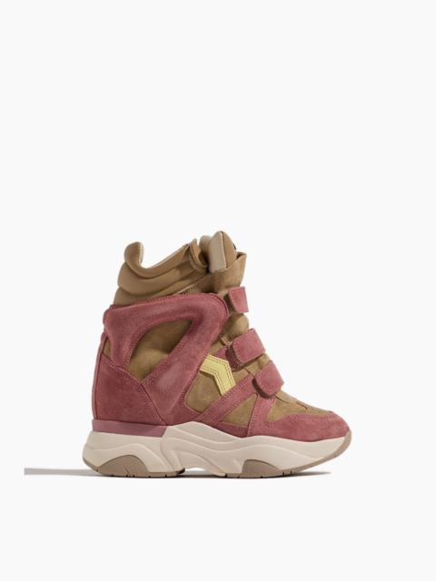 Isabel Marant Balskee Sneakers in Light Beige/Pink