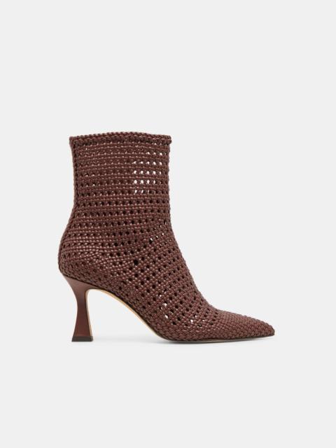 dolce vita EMBRY BOOTIES BROWN WOVEN STELLA