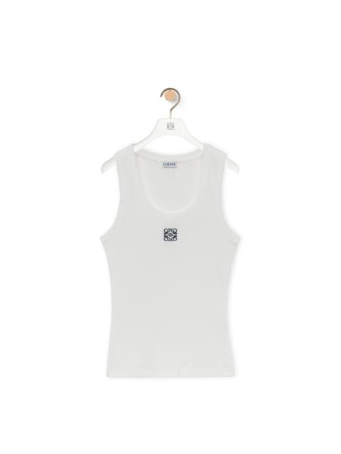 Anagram tank top in cotton