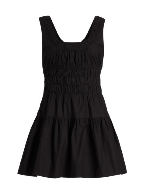 CIAO LUCIA! Women's Kala Smocked Cotton Minidress - Black