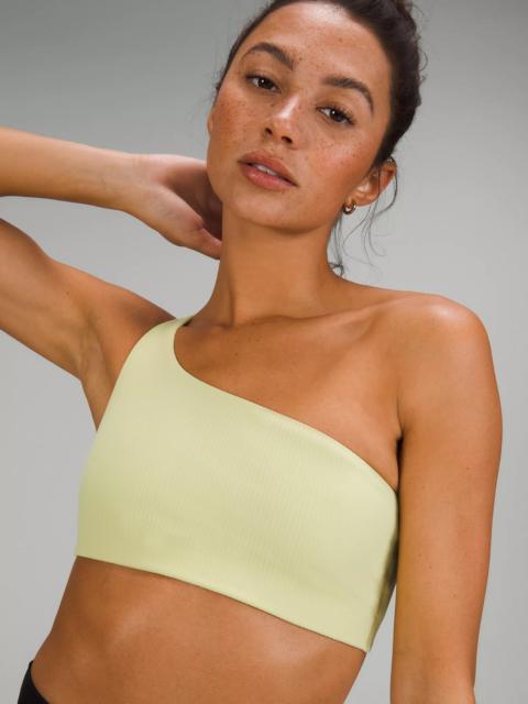 lululemon Ribbed Nulu Asymmetrical Yoga Bra *Light Support, A/B Cup