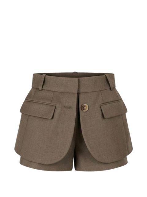 Monse wool shorts