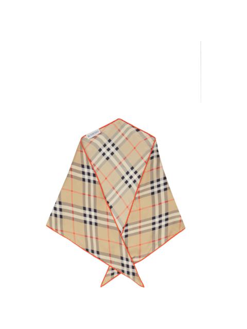 Burberry Beige Silk Diamond Scarf
