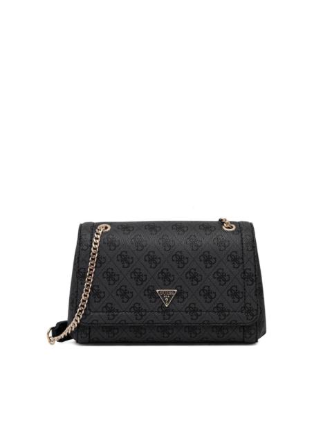 GUESS USA monogram-pattern satchel bag