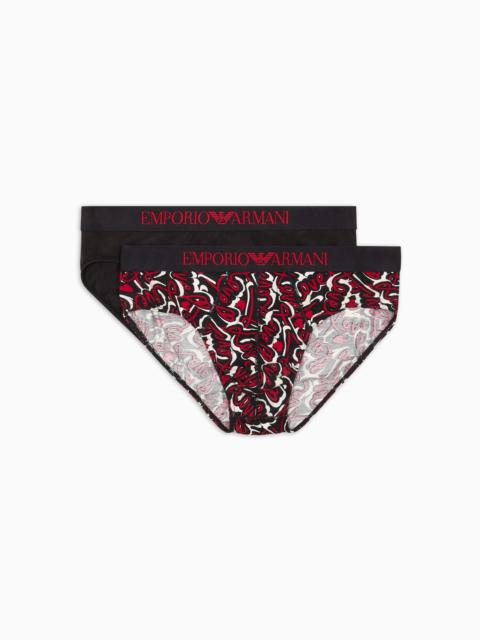 EMPORIO ARMANI TWO-PACK OF VALENTINE’S DAY CAPSULE COLLECTION BRIEFS