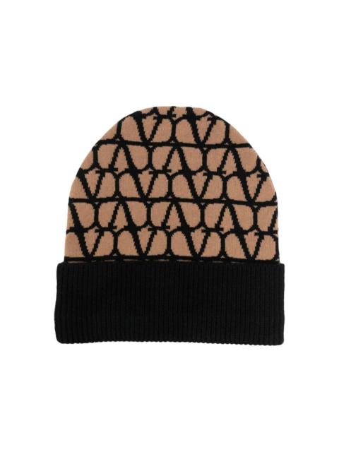 Valentino Toile Iconographe cashmere beanie