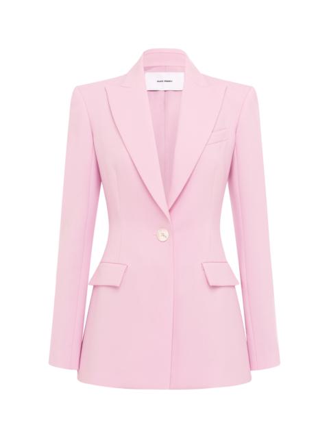 ALEX PERRY Single-Breasted Virgin-Wool Blazer light pink