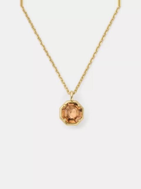 kate spade Opulence Octagon Stone Pendant