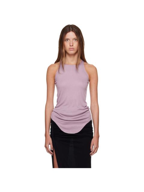 Rick Owens Lilies Purple Tower Basic Tank Top