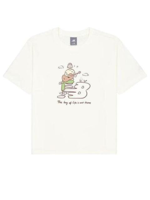 New Balance (WMNS) New Balance x PK Illustration T-shirt 'Ivory' NEE26092-IV