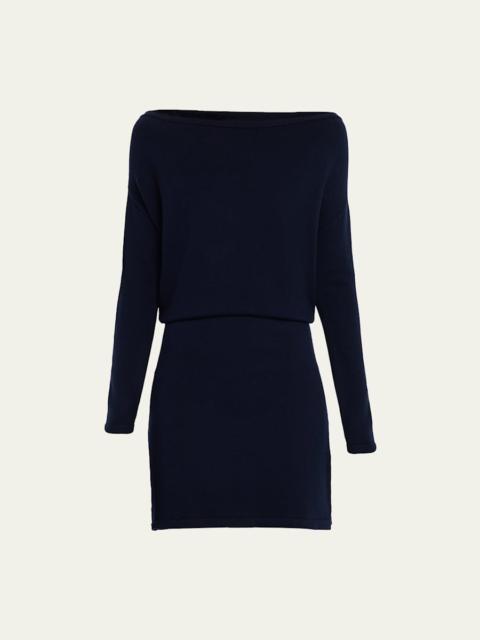 RAMY BROOK Chance Off-Shoulder Wool Sweater Dress