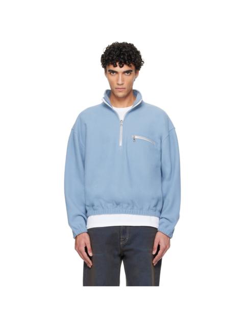 RIER Blue Fleece Sweater