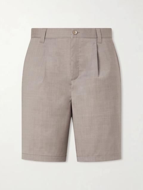 FRESCOBOL CARIOCA Serano Pleated Wool Shorts