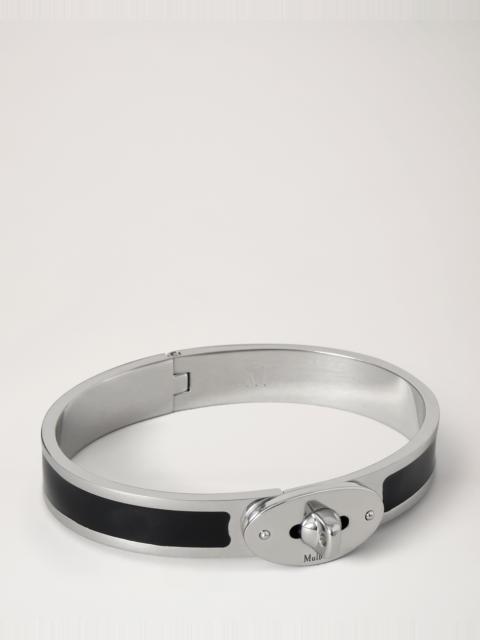 Mulberry Bayswater Enamel Bracelet Black Stainless Steel & Enamel