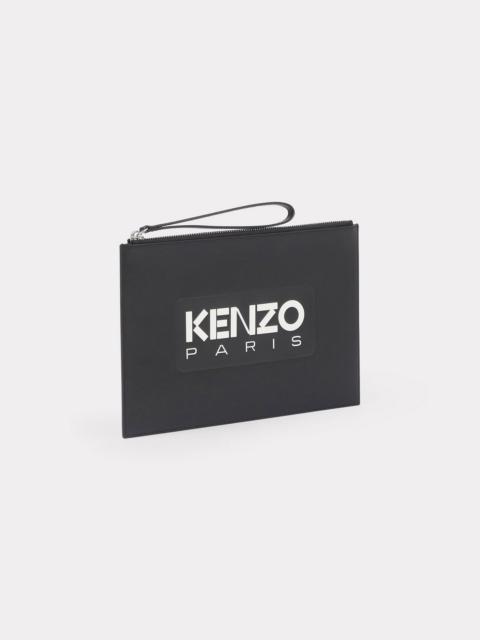 Large 'KENZO Emboss' leather pouch