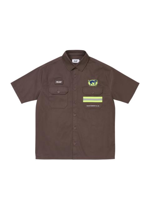 PALACE TRANSPORT SHIRT BROWN