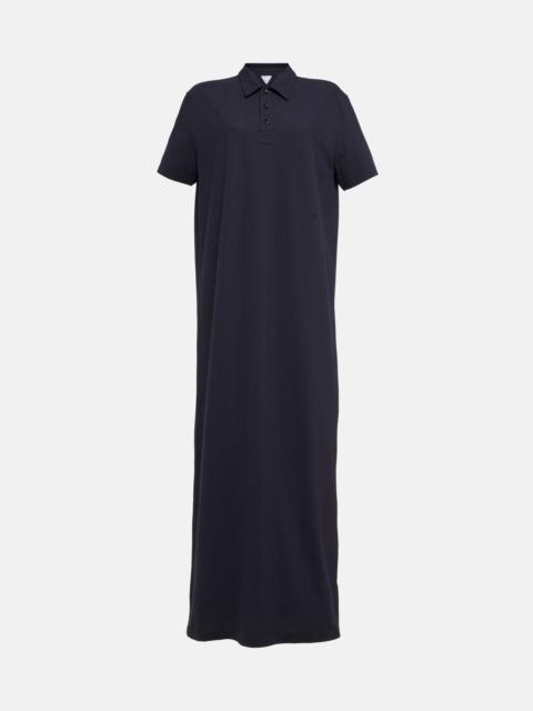 Bottega Veneta Cotton-blend piqué polo dress