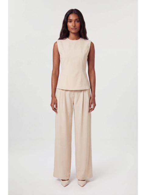 KAREN MILLEN Tailored Wide Leg Pleat Detail Trouser