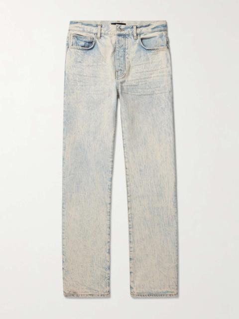 AMIRI Release Hem Straight-Leg Distressed Jeans