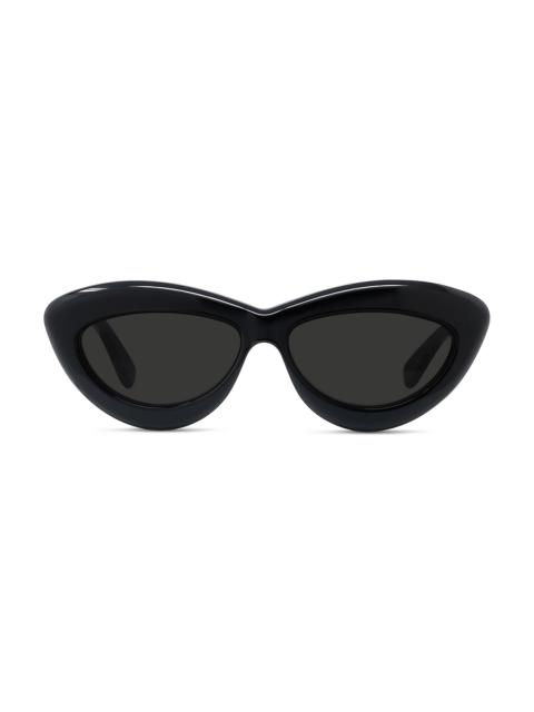 Loewe Men's 54MM Cat Eye Sunglasses - Shiny Black