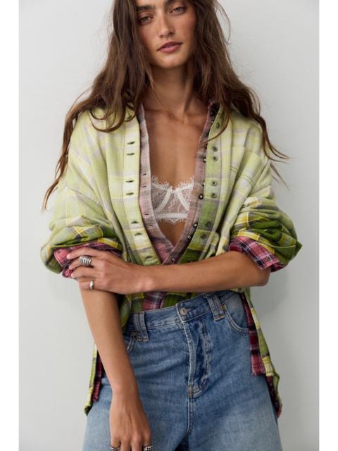 FREE PEOPLE We The Free Lexi Plaid Button Down