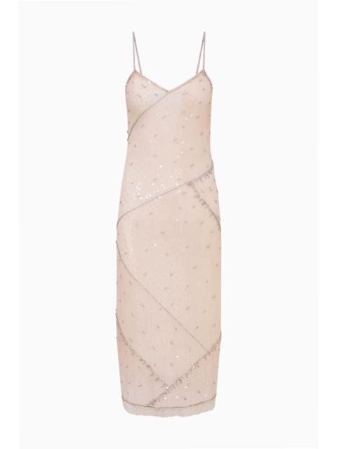 LoveShackFancy Adarine Sequin Maxi Dress