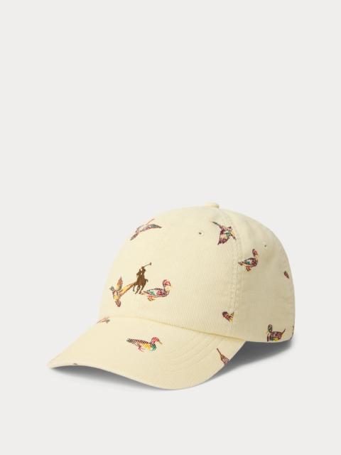Polo Ralph Lauren Duck-Print Corduroy Ball Cap