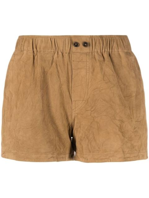 Zadig & Voltaire Paxi suede shorts
