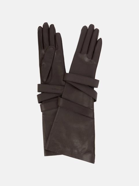 SAINT LAURENT Leather gloves
