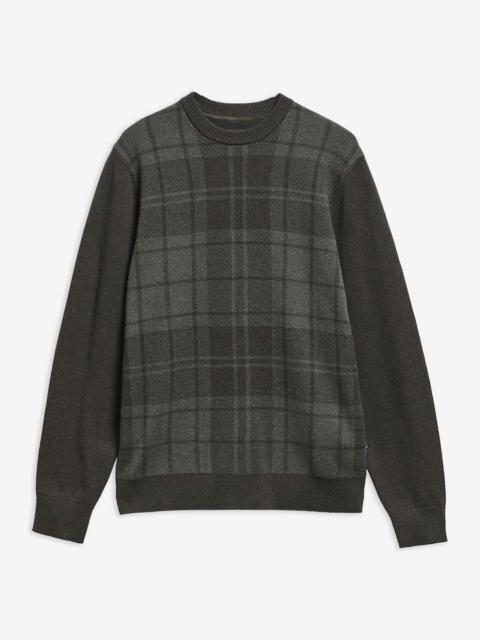 Barbour Mineral Tartan Crew Neck Jumper