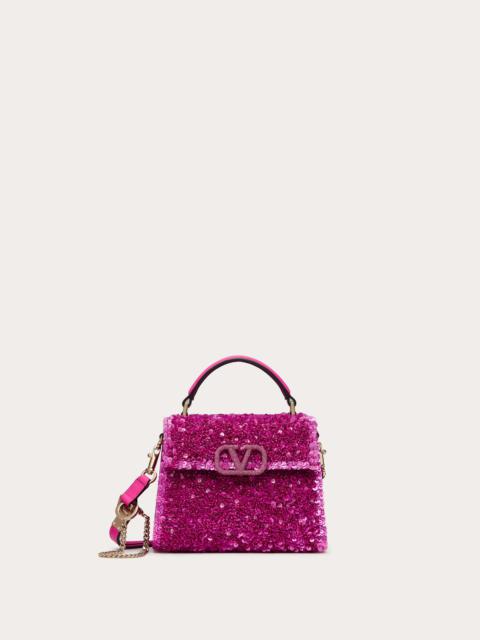 Valentino MINI VSLING EMBROIDERED HANDBAG