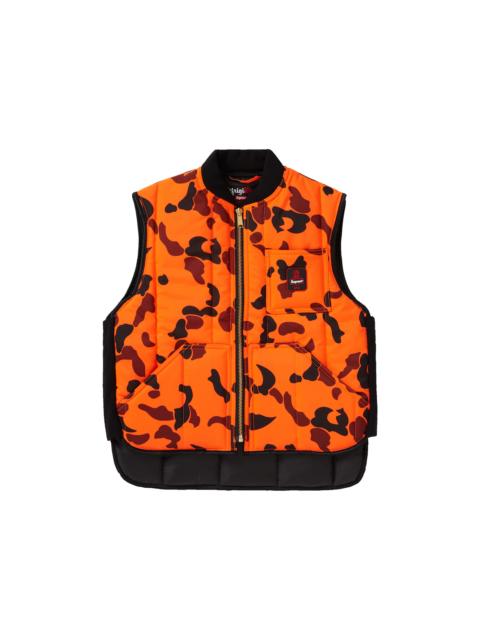 Supreme Supreme Toy Machine Faux Leather Vest Black | REVERSIBLE