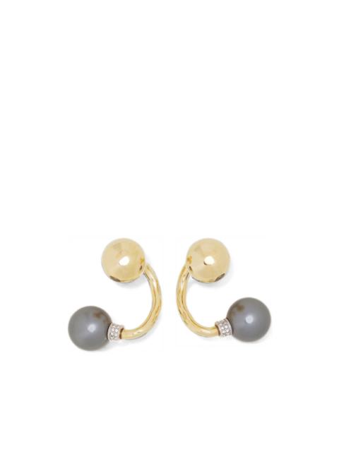 Lanvin faux-pearl embellished earrings