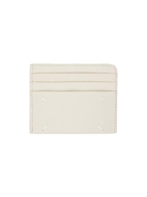 Off-White Grained Card Holder