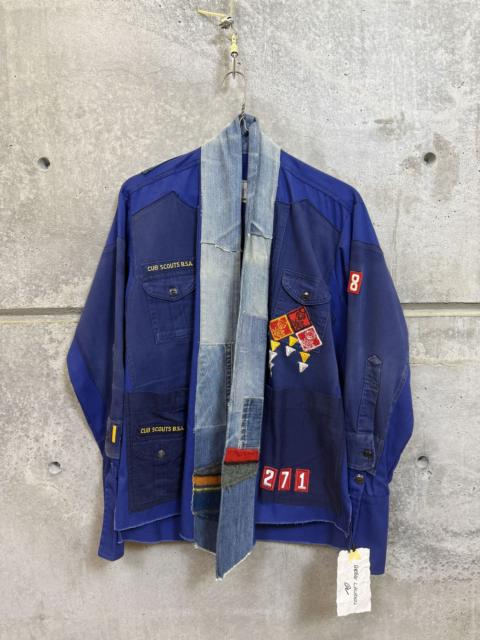 Greg Lauren $2800 NWT Greg Lauren Blue Boyscout GL1 Jacket