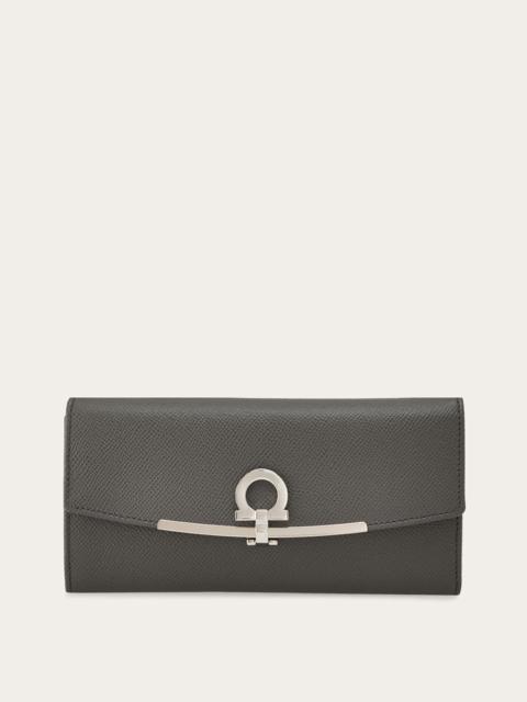 FERRAGAMO GANCINI CONTINENTAL WALLET