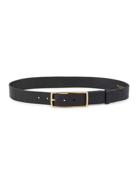 rag & bone Women's Rebound Leather Belt - Black