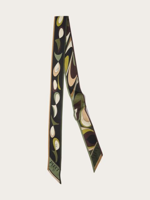 PUCCI ONDE AND PESCI PRINT SILK TWILL CARRÉ