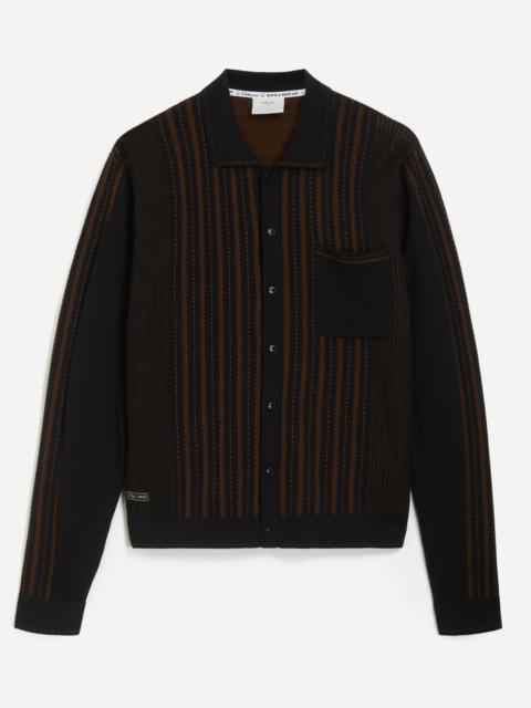 PERCIVAL Appendix Long Sleeve Knitted Shirt