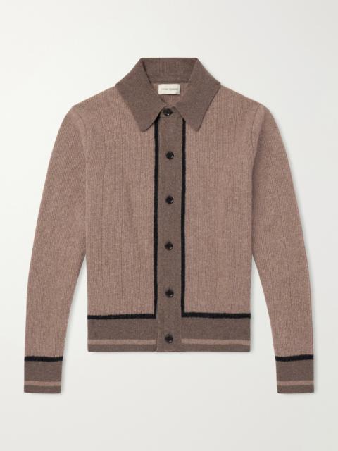 Oliver Spencer Britten Ribbed Merino Wool Cardigan